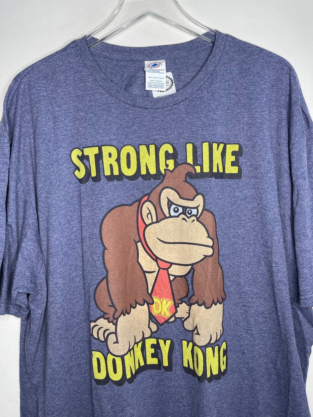 Nintendo Strong Like Donkey Kong Video Game Short Sleeve T-shirt — Size 3XL XXXL